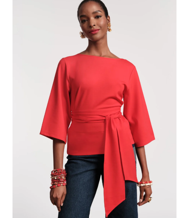 Frances Valentine Whitney Wrap Top- #225AA119138