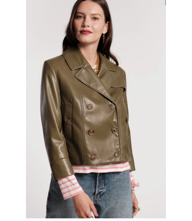Frances Valentine Moto Jacket Faux Leather - #426AA114738