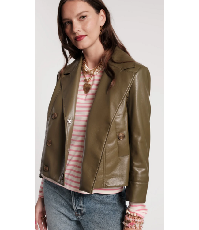 Frances Valentine Moto Jacket Faux Leather - #426AA114738