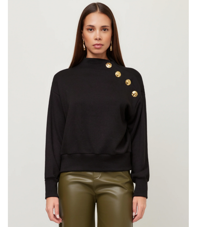 Fifteen Twenty Tessa Mock Neck Top #57519