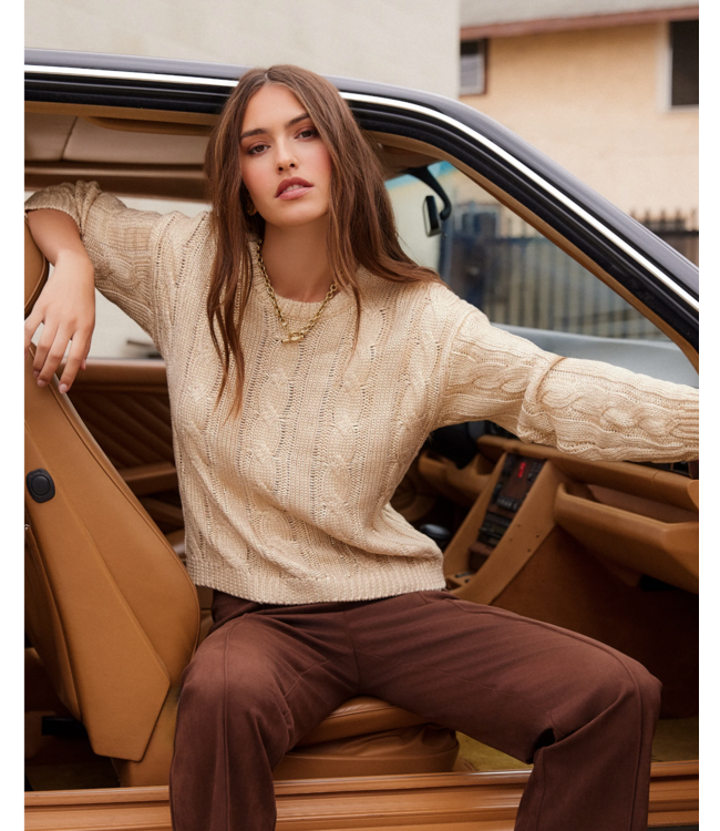 Fifteen Twenty Levie Metallic Sweater #89360