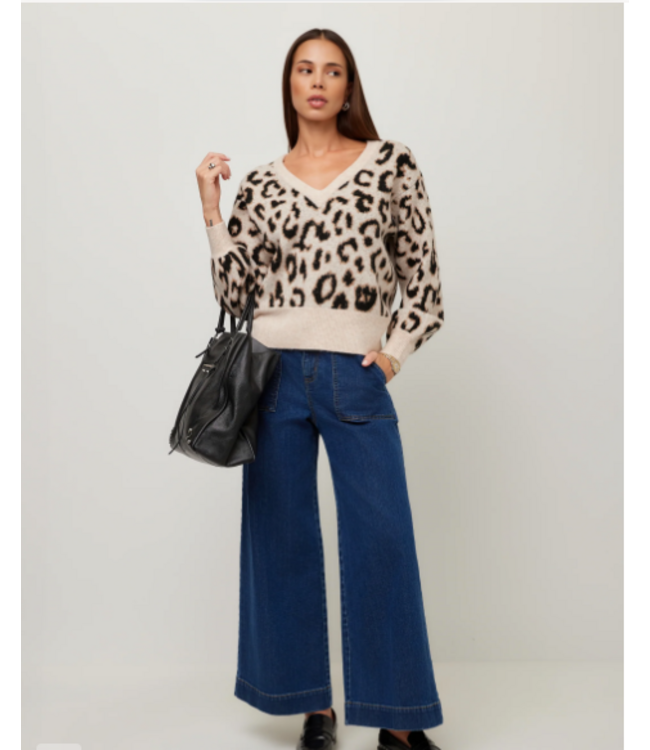 Fifteen Twenty Elodie Blouson Sleeve Sweater- # 3F89359