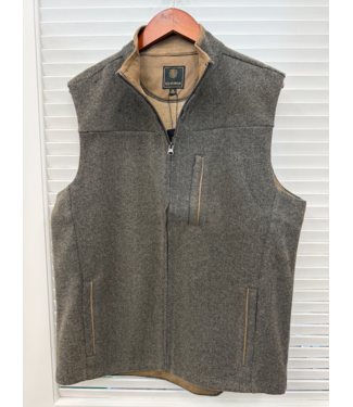 Melton Melange Sueded Trim  Vest