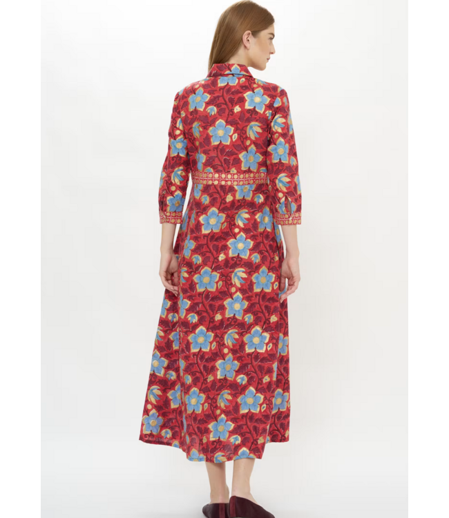 Oliphant Shirt Dress Maxi #1114