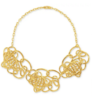 Karine Sultan Artistic Shapes Statement Necklace #59008