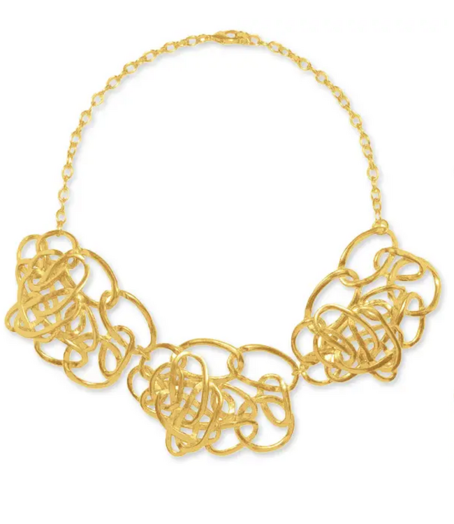Karine Sultan Artistic Shapes Statement Necklace #59008