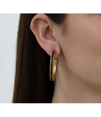 Karine Sultan Dotty Hoop Earrings #78052