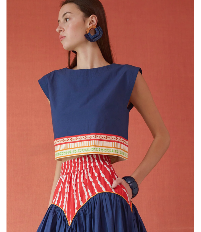 Brooks Avenue Walker Boxy Crop Top #269