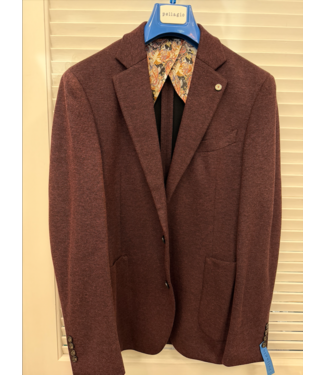 Novara Riserva Sport Coat PF26-12 Cranberry Red