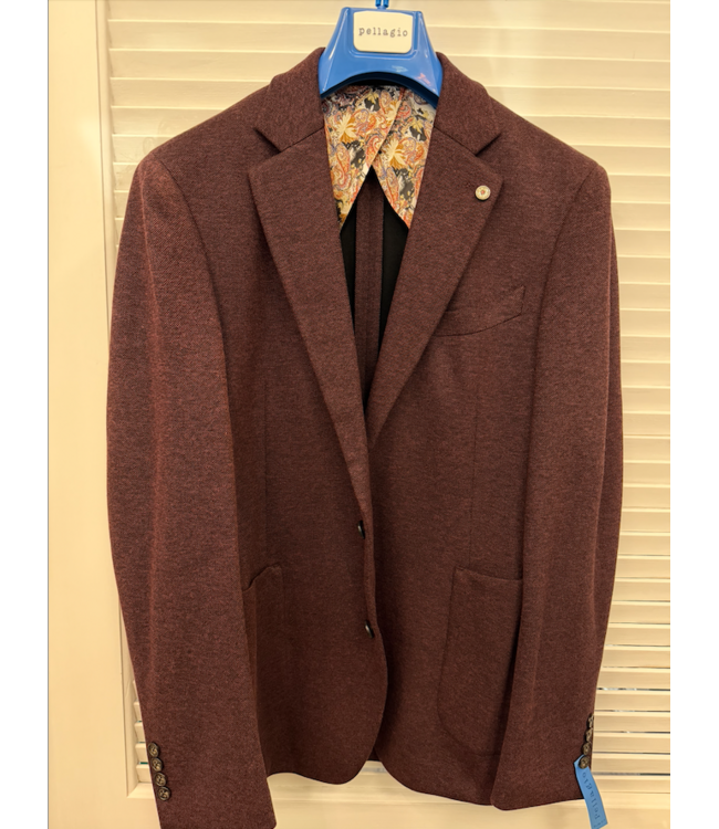 Riserva Sport Coat PF26-12 Cranberry Red