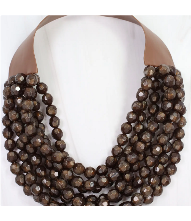 Hiltons Layered Beaded Necklace #41033-41402