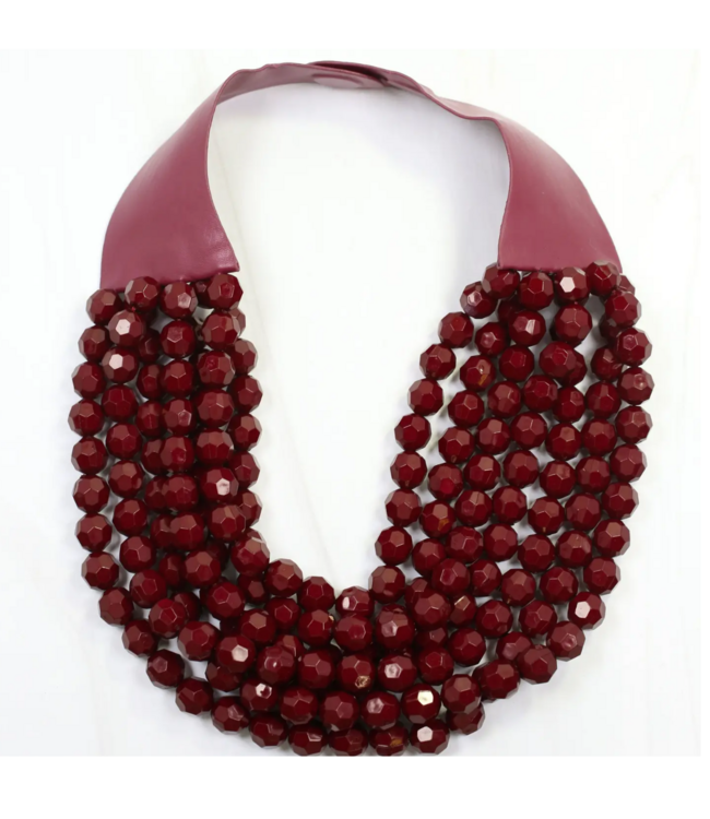Hiltons Layered Beaded Necklace #41033-41402