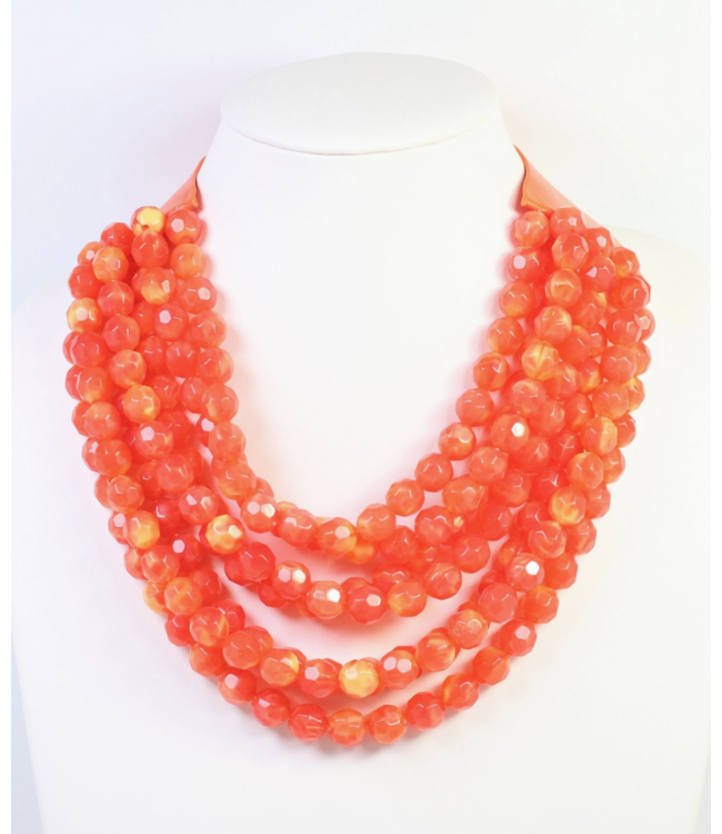 Hiltons Layered Beaded Necklace #41033-41402