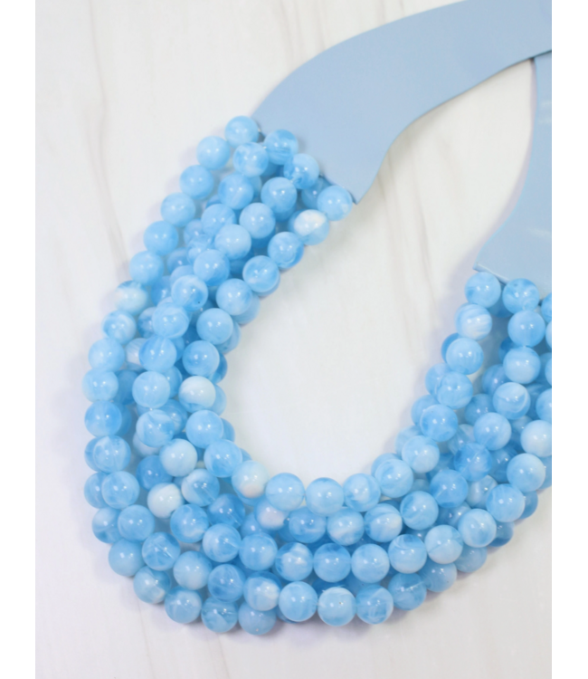 Hiltons Layered Beaded Necklace #41033-41402