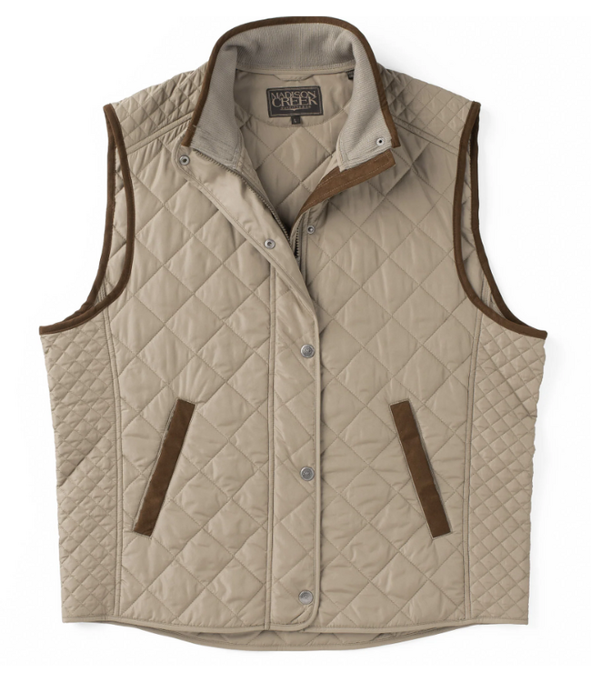 Madison Creek Greenville Diamond Quilted Nylon Vest-