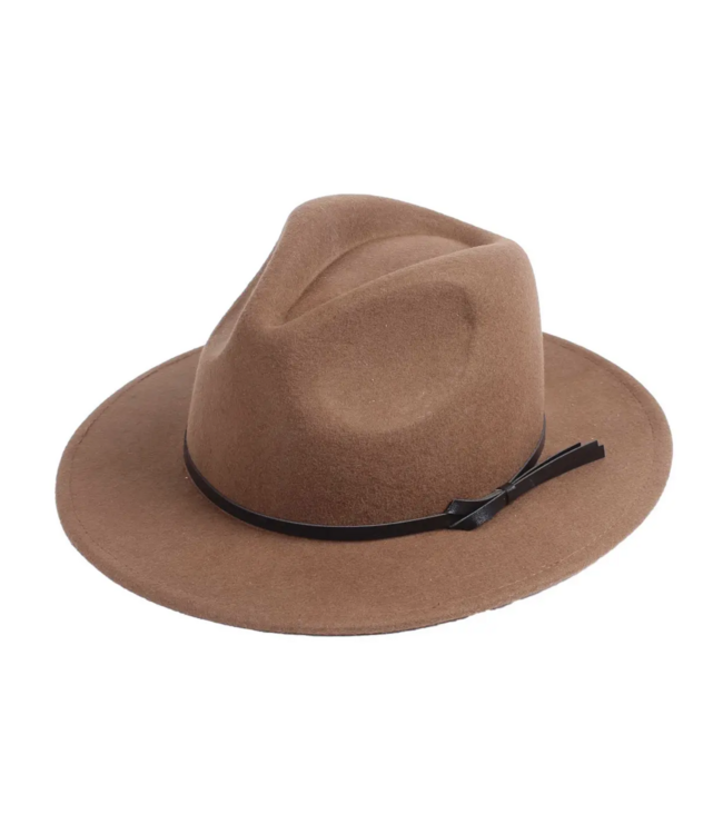 Jeanne Simmons Western Outback Fedora Wool Hat #7180