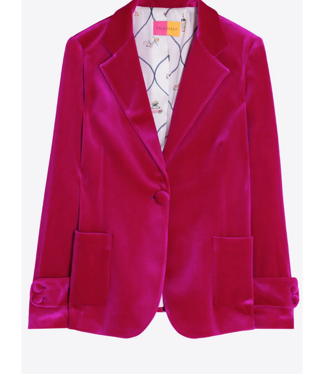 Vilagallo Velvet Jacket #33876