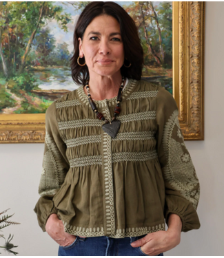 Ex Voto Suzanne Jacket w/ Embroidery