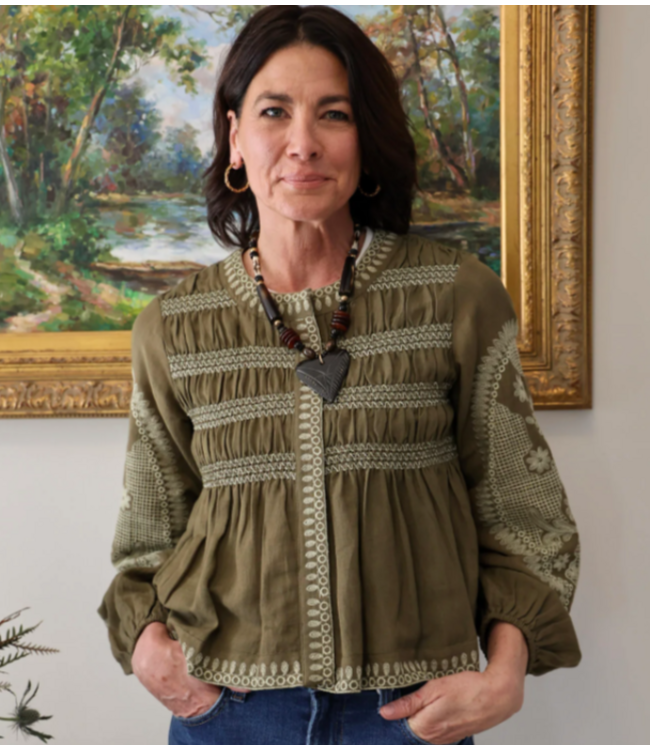 Suzanne Jacket w/ Embroidery