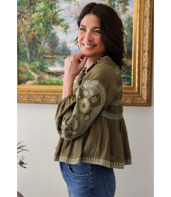 Suzanne Jacket w/ Embroidery