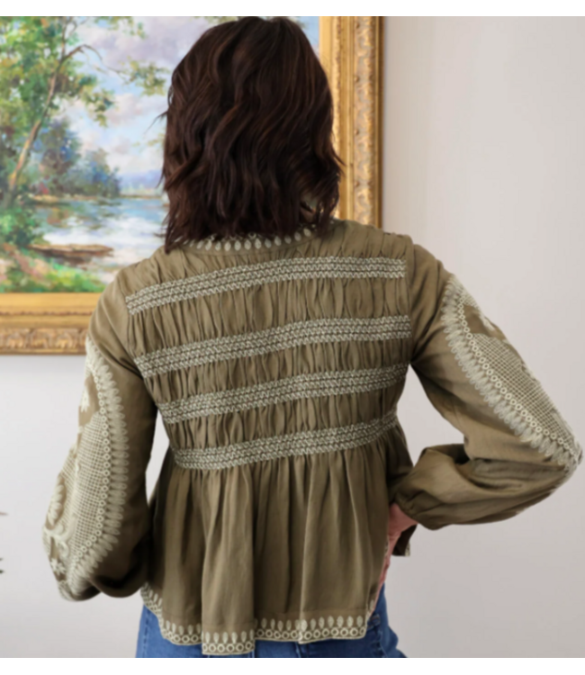 Suzanne Jacket w/ Embroidery