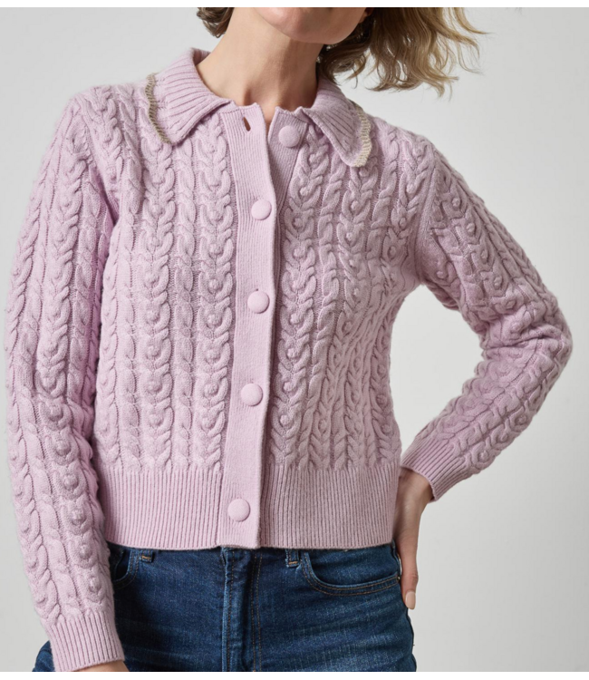 Lilla P Longsleeve Polo Cardigan #3594