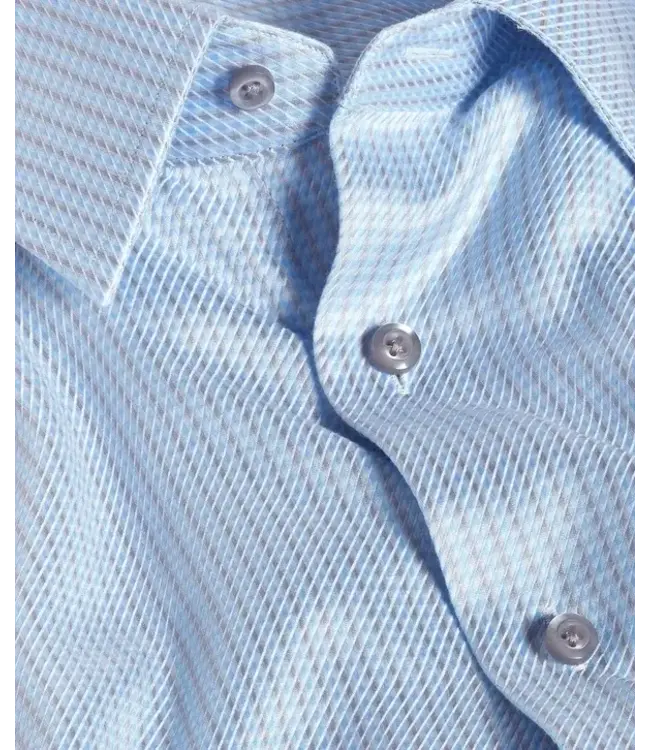 Sky & Pearl Dobby Stripe Dress Shirt
