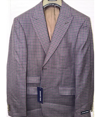 Novara New Slim Wide Peak Lapel Sport Coat 569-8