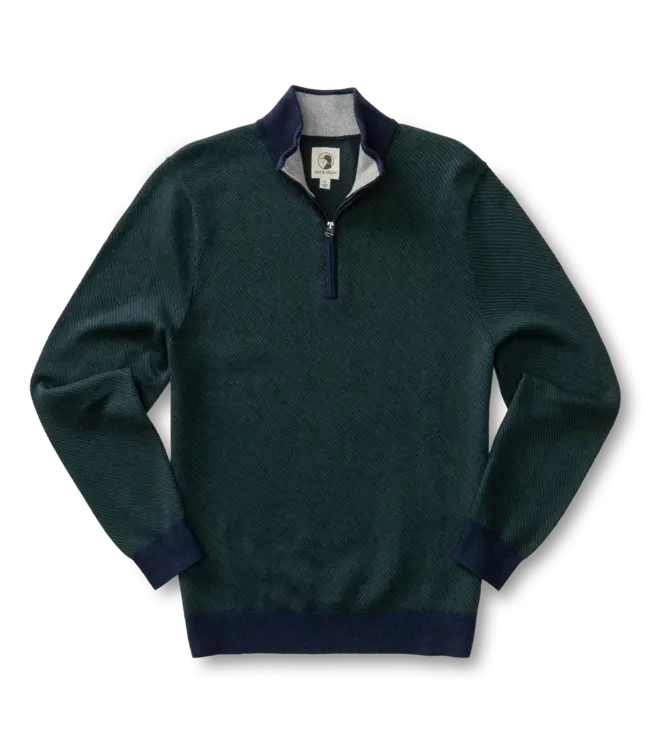 Ridley Cotton Cashmere 1/4 Zip Sweater