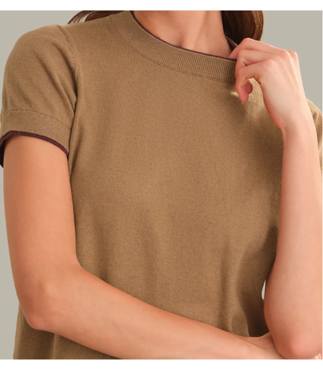 525 Augusta Double Layer Sweater Tee- # 110051384