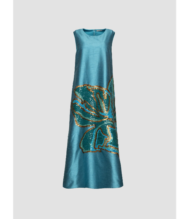 Frances Valentine Alice Midi Dress Fringed Tulip - #426AA115933