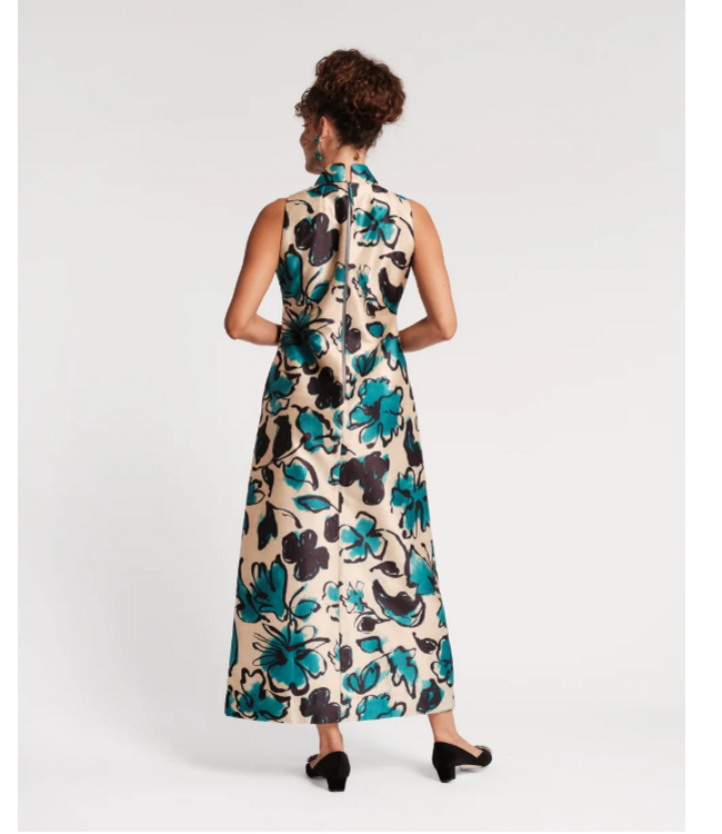 Frances Valentine Carlyle Maxi Dress Abstract Meadow- #426AA115514