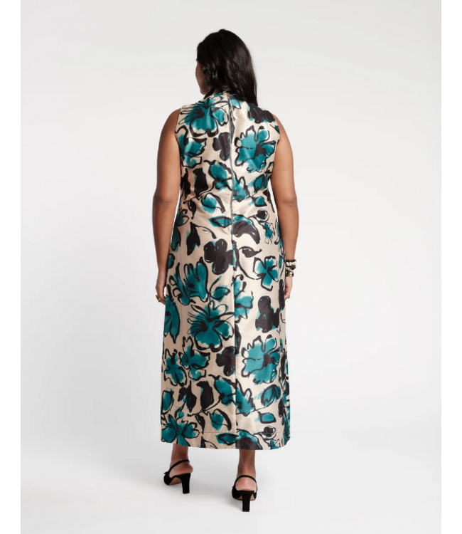Frances Valentine Carlyle Maxi Dress Abstract Meadow- #426AA115514