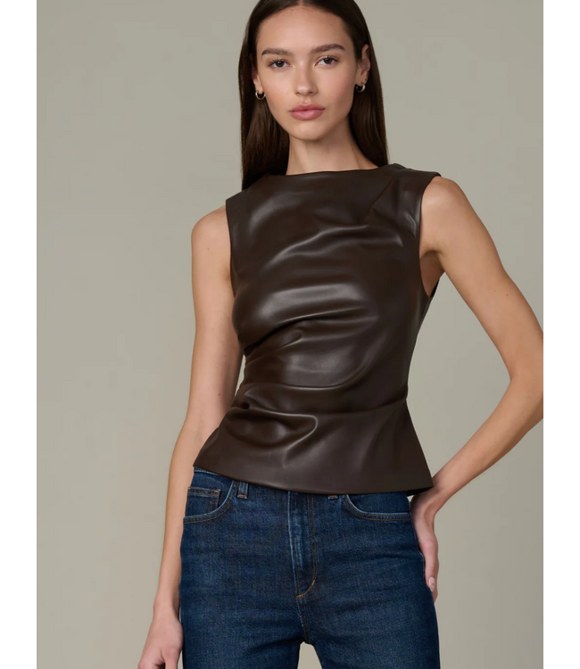 Joes The Meg Vegan Leather Top #2048