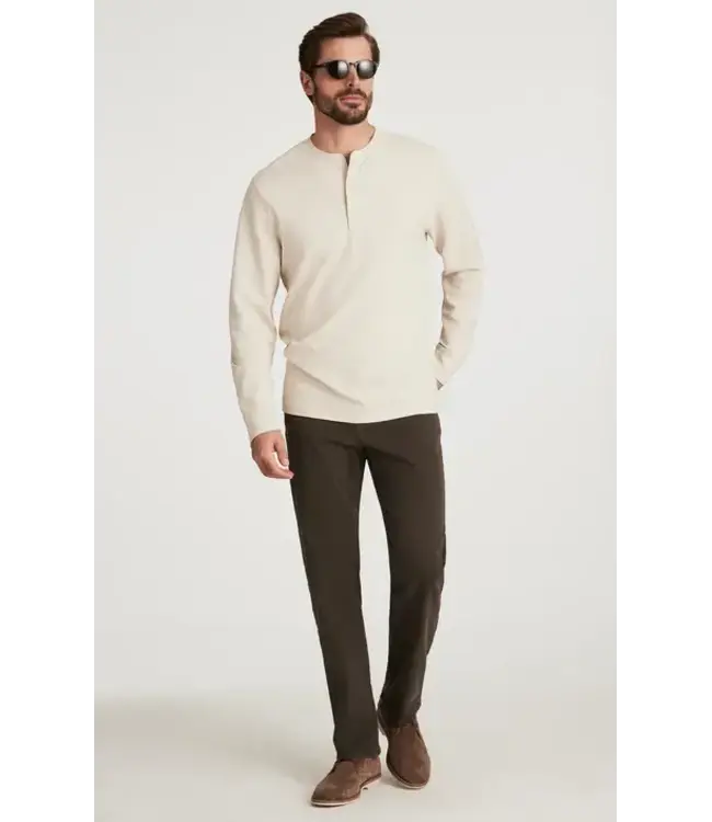 Charisma Relaxed Straight Pants Brown Diagonal