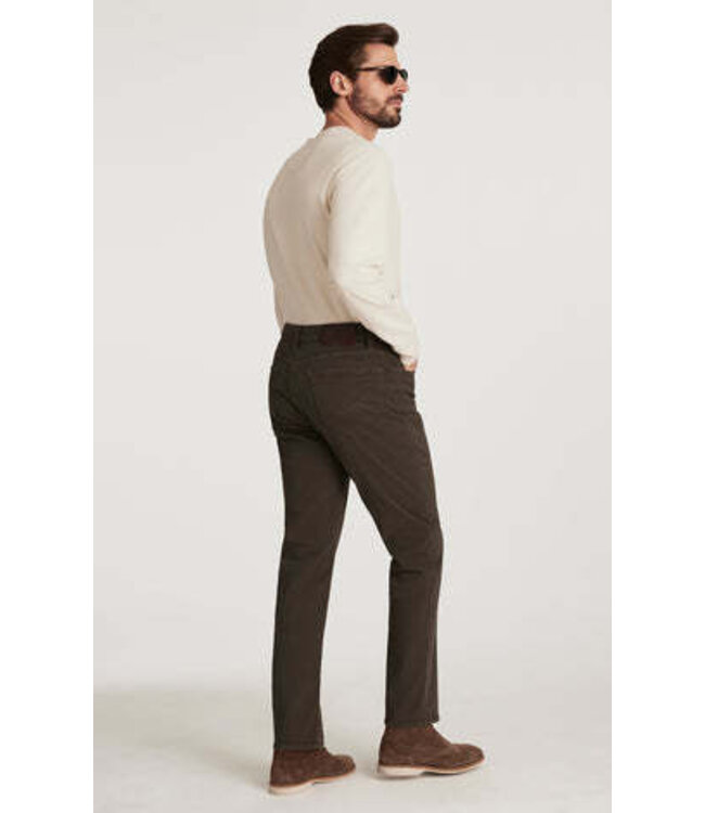 Charisma Relaxed Straight Pants Brown Diagonal