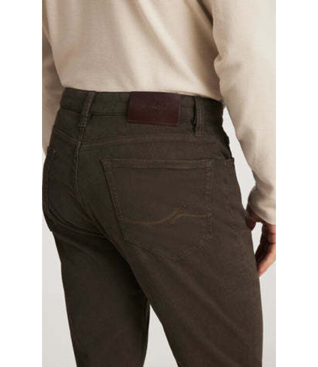 Charisma Relaxed Straight Pants Brown Diagonal