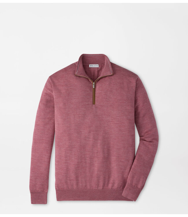 Peter Millar Autumn Crest Suede Trim 1/4 Zip