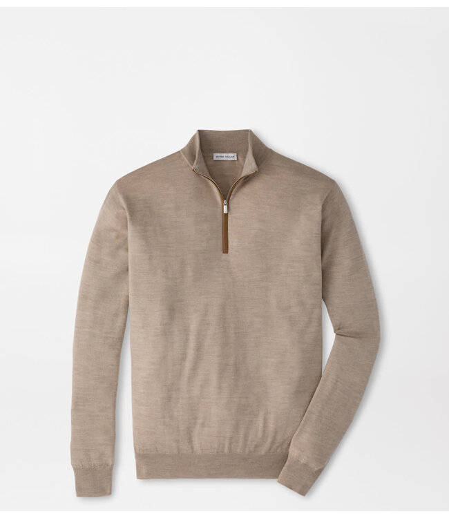 Peter Millar Autumn Crest Suede Trim 1/4 Zip