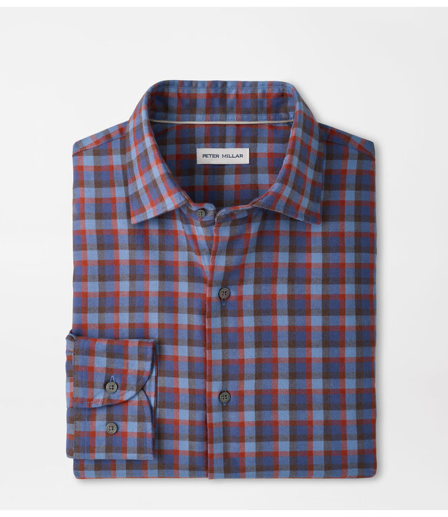 Peter Millar Theodore Performance Flannel Sport Shirt