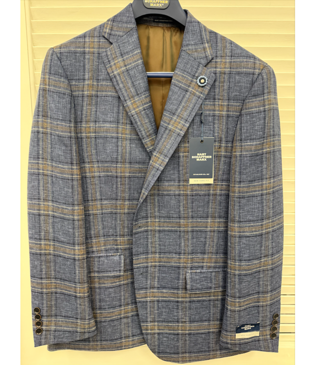 New York Fit Blue Sport Coat Z64013900005