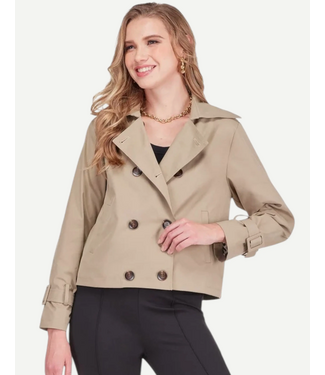joy joy Joy Joy Short Trench jacket #7675
