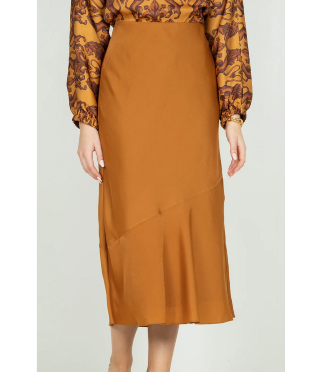 Emily McCarthy Bias Midi Skirt #1005