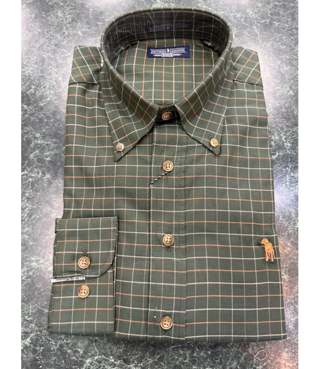 Brush Line Check Button Down