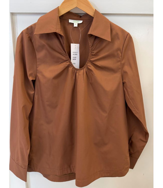 Jade Horseshoe Blouse #8084
