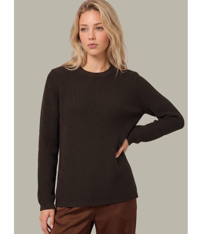 525 Emma Crewneck Shaker Sweater #5924