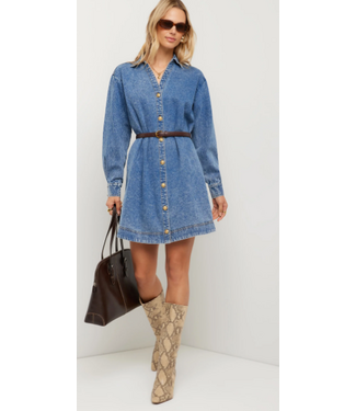 Sade Belted Shirtdress #3F70140