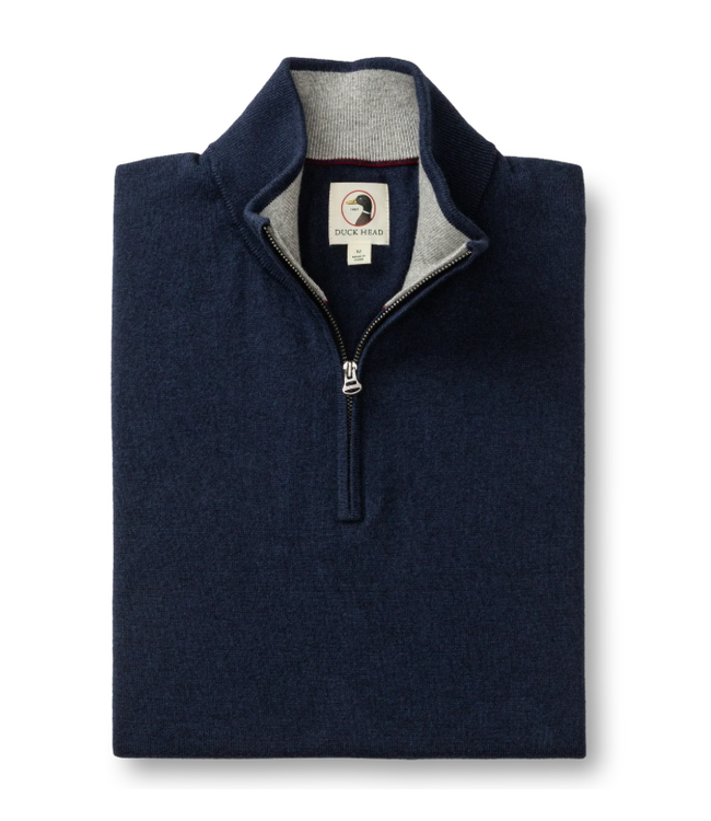 Ridley Cotton Cashmere 1/4 Zip Sweater