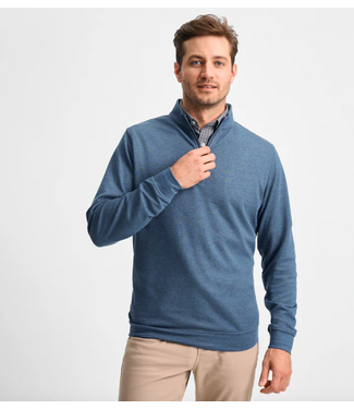Gen Teal Cotton/Modal Quarter-Zip