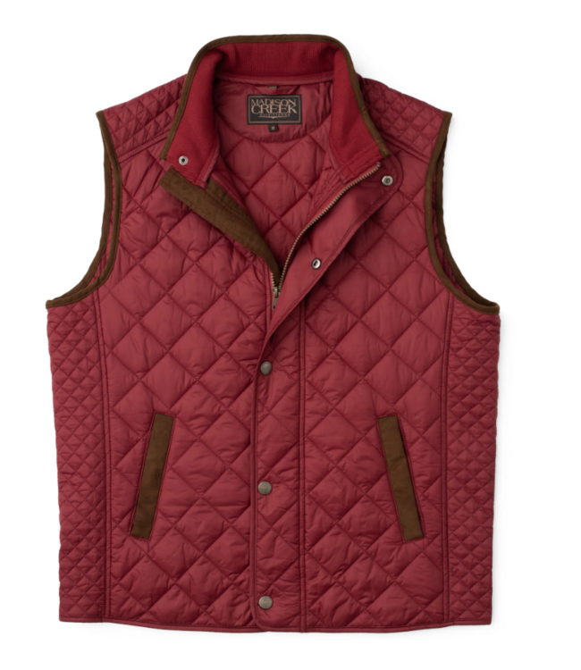 Madison Creek Greenville Diamond Quilted Nylon Vest-